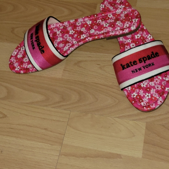 Kate spade meadow slide sandals in pink - Picture 3 of 4